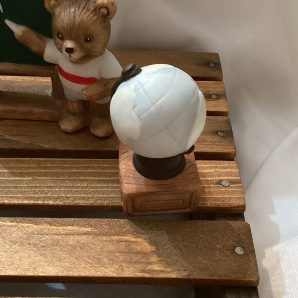 Vintage Homco "Bears at School" #1409 Complete Set Teacher Students Desk Globe - Picture 5 of 13